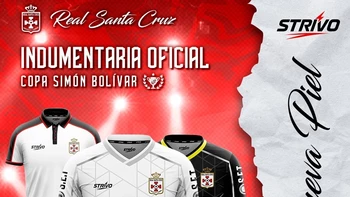 Real Santa Cruz cumplirá 64 años y presentará nueva camiseta Real Santa Cruz cumplirá 64 años y presentará nueva camiseta