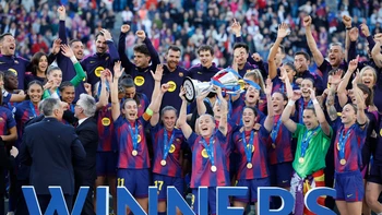Barcelona arrasa al Lyon y conquista la Champions League femenina Barcelona arrasa al Lyon y conquista la Champions League femenina