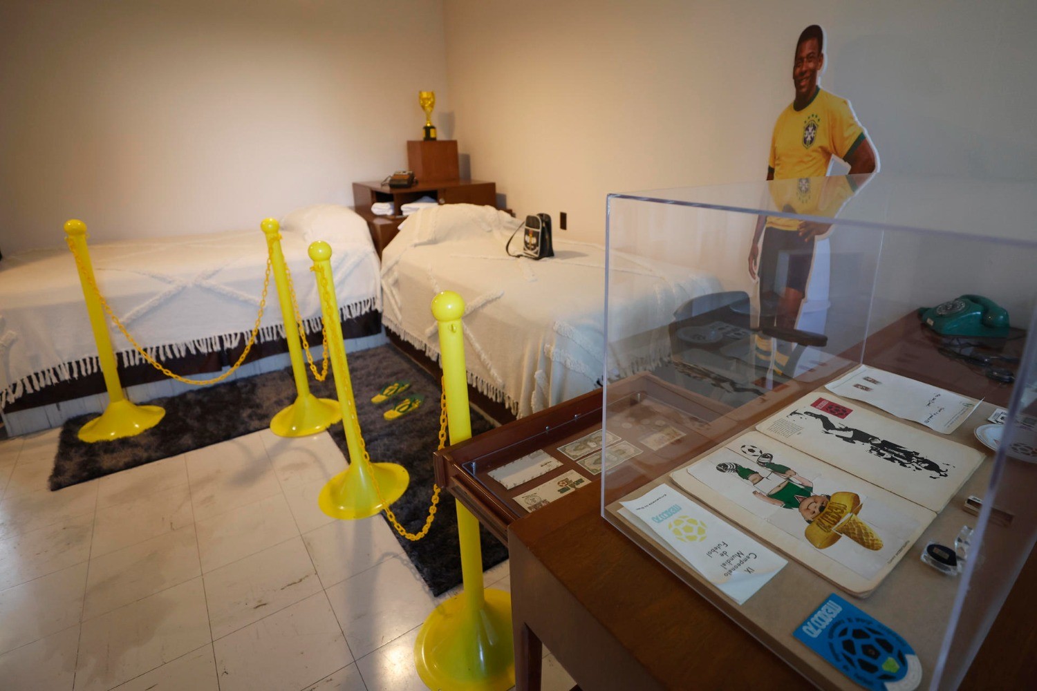 La habitación donde Pelé soñó antes de levantar la Copa del Mundo de México-70