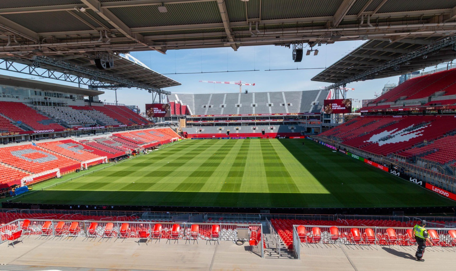 El Toronto Stadium está listo para celebrar el primer partido de un Mundial en Canadá