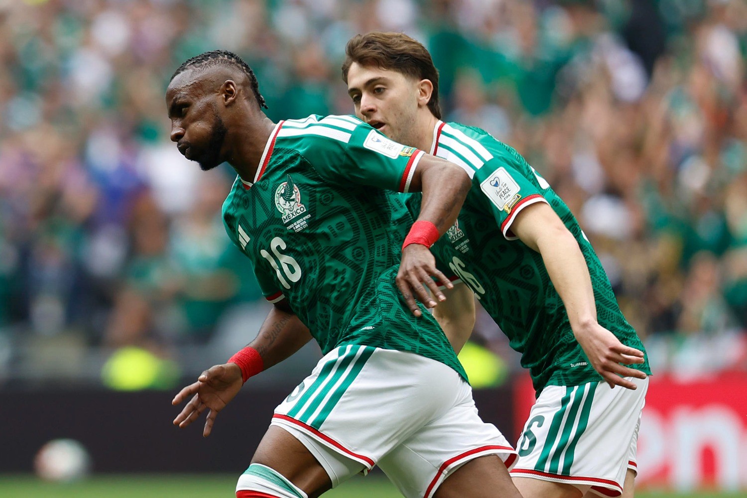 Julián Quiñones marca el primer gol del Mundial 2026 en el minuto 9 para México