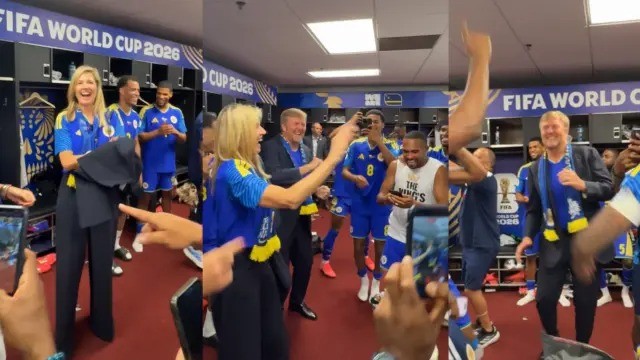 Los reyes de Países Bajos bailan con Curazao en el vestuario para celebrar el empate
