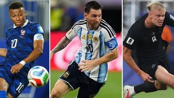 ¿Peligra el récord de Fontaine? Messi, Mbappé y Haaland sacan lustre a la Bota de Oro ¿Peligra el récord de Fontaine? Messi, Mbappé y Haaland sacan lustre a la Bota de Oro