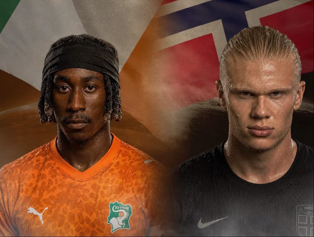 Diomandé vs Haaland, estandartes de marfileños y noruegos por una clasificación histórica