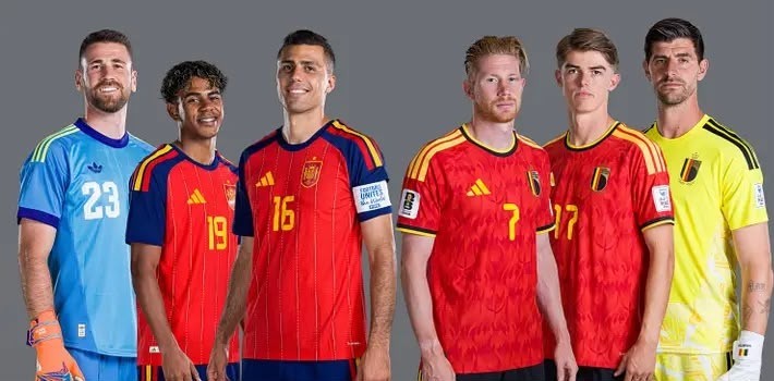 España pone a prueba su candidatura al título en los cuartos ante Bélgica