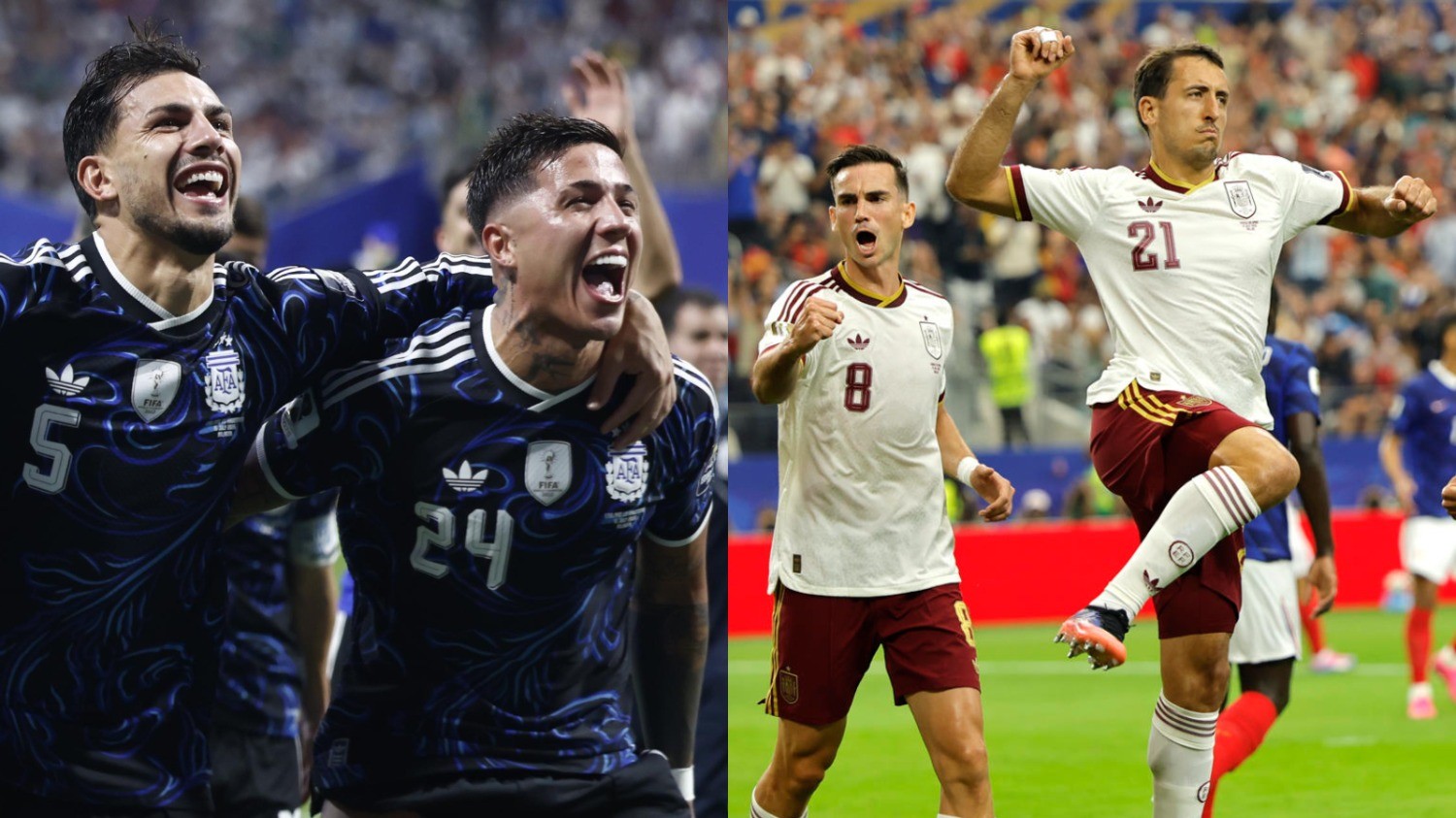 Argentina y España, cara a cara por la gloria mundial