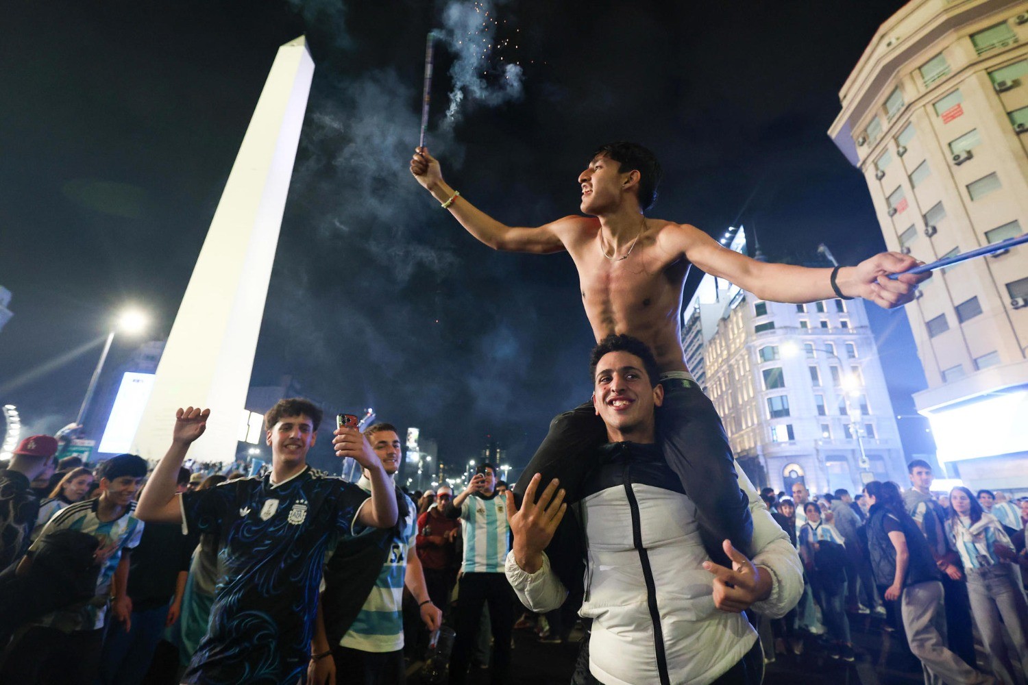 Incidentes, heridos y detenidos durante festejos por la victoria argentina ante Inglaterra