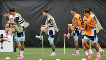 Argentina aún no canceló su entrenamiento tras parar la lluvia Argentina aún no canceló su entrenamiento tras parar la lluvia