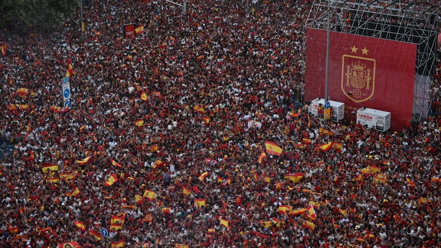 Dos millones de personas celebraron con España su segundo título mundial en Madrid