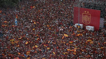 Dos millones de personas celebraron con España su segundo título mundial en Madrid Dos millones de personas celebraron con España su segundo título mundial en Madrid