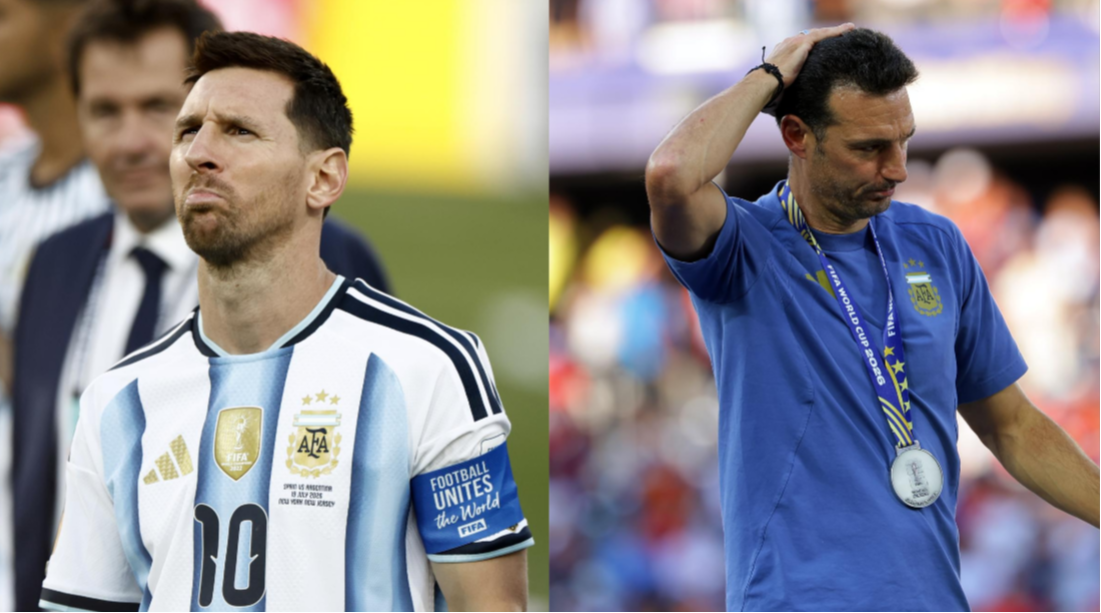Messi y Scaloni, con futuro incierto tras la derrota de Argentina en el Mundial