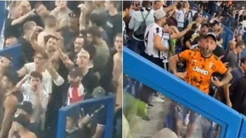 Hinchas de la Juventus condenados en Francia por saludo nazi y gestos de simio Hinchas de la Juventus condenados en Francia por saludo nazi y gestos de simio