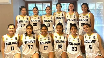 Bolivia, lista para debutar en el Sudamericano Sub-15 de Básquet Bolivia, lista para debutar en el Sudamericano Sub-15 de Básquet