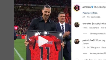 Te mostramos el video con el que el Milan homenajeó a Zlatan Ibrahimovic Te mostramos el video con el que el Milan homenajeó a Zlatan Ibrahimovic