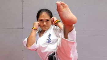 Mariela Zárate logró clasificarse al Mundial de Karate Kyokushin Mariela Zárate logró clasificarse al Mundial de Karate Kyokushin