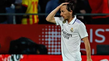 Modric, lesionado duda para la final de Copa y semifinales de Champions Modric, lesionado duda para la final de Copa y semifinales de Champions