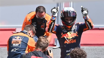 Jorge Martín gana un accidentado GP de Austria de Moto2 Jorge Martín gana un accidentado GP de Austria de Moto2