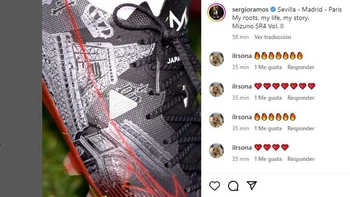 Sergio Ramos presume sus nuevas zapatillas (video) Sergio Ramos presume sus nuevas zapatillas (video)