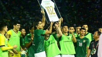 Marcelo Martins igualó el récord de Ronald Raldes en la selección nacional Marcelo Martins igualó el récord de Ronald Raldes en la selección nacional