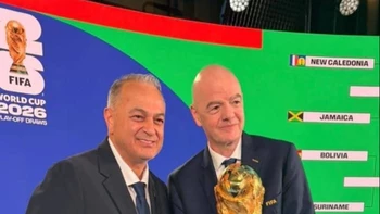 Costa representó a Bolivia en el sorteo del repechaje Costa representó a Bolivia en el sorteo del repechaje