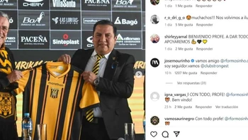 ¿Mourinho? Hincha de The Strongest ¿Mourinho? Hincha de The Strongest