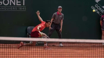Hugo Dellien tropezó en primera ronda de Roland Garros Hugo Dellien tropezó en primera ronda de Roland Garros