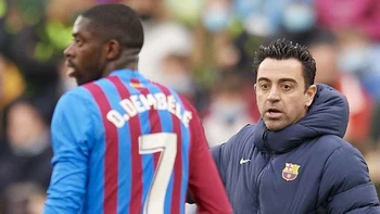 Xavi considera una "decepción grande" la salida de Dembélé Xavi considera una "decepción grande" la salida de Dembélé