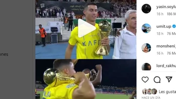 El mensaje ganador de CR7 luego de obtener la Copa Árabe de Clubes (video) El mensaje ganador de CR7 luego de obtener la Copa Árabe de Clubes (video)