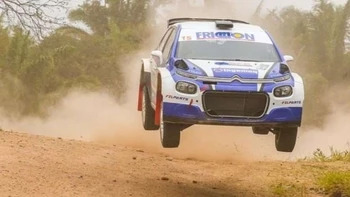 Sebastián Franco, vencedor absoluto del Rally Samaipata Sebastián Franco, vencedor absoluto del Rally Samaipata