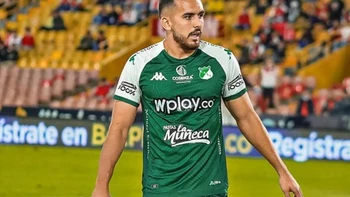 Luis Haquin fue titular en la derrota del Deportivo Cali Luis Haquin fue titular en la derrota del Deportivo Cali