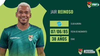 Jair Reinoso: “Los sueños se cumplen” Jair Reinoso: “Los sueños se cumplen”