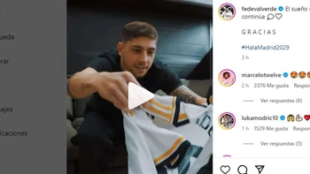 Mirá el video que publicó Valverde para anunciar su renovación con el Real Madrid Mirá el video que publicó Valverde para anunciar su renovación con el Real Madrid