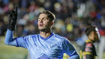 Patricio Rodríguez: “Estoy festejando mi primer gol como boliviano” Patricio Rodríguez: “Estoy festejando mi primer gol como boliviano”