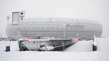 Aplazado el partido entre Bayern Múnich y Union Berlin por fuertes nevadas Aplazado el partido entre Bayern Múnich y Union Berlin por fuertes nevadas