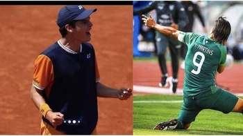 Prado salió campeón y festejó como Marcelo Martins Prado salió campeón y festejó como Marcelo Martins