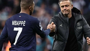 Luis Enrique considera "perfecta" su relación con Mbappé Luis Enrique considera "perfecta" su relación con Mbappé