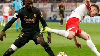 Real Madrid venció por 1-0 al Leipzig en Alemania Real Madrid venció por 1-0 al Leipzig en Alemania