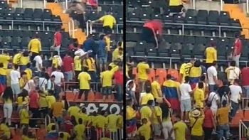 Detenidos en España doce hinchas colombianos por agredir a aficionados rivales Detenidos en España doce hinchas colombianos por agredir a aficionados rivales