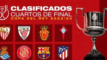 Athletic Club-Barcelona y Atlético-Sevilla en cuartos de la Copa del Rey Athletic Club-Barcelona y Atlético-Sevilla en cuartos de la Copa del Rey