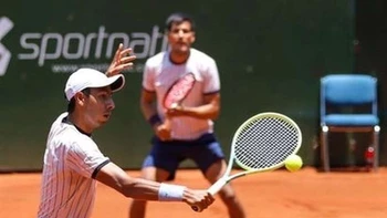 Arias y Zeballos, subcampeones en dobles en el Challenger de Santiago Arias y Zeballos, subcampeones en dobles en el Challenger de Santiago