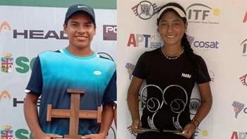 Dos bolivianos irán a Brasil en busca del boleto al Roland Garros Junior Dos bolivianos irán a Brasil en busca del boleto al Roland Garros Junior