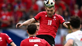 Georgia y República Checa empatan 1-1 en la Eurocopa Georgia y República Checa empatan 1-1 en la Eurocopa