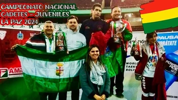 La Paz hizo respetar su localía en el Campeonato Nacional de Taekwondo La Paz hizo respetar su localía en el Campeonato Nacional de Taekwondo