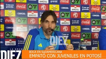 Diego Martínez, DT de Boca: “Conforme y contento con el grupo que vino a Potosí” (video) Diego Martínez, DT de Boca: “Conforme y contento con el grupo que vino a Potosí” (video)