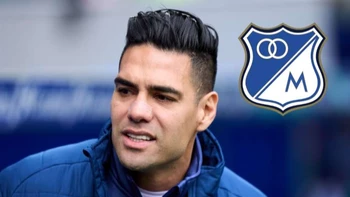 Radamel Falcao jugará en Millonarios, el club colombiano del que es hincha Radamel Falcao jugará en Millonarios, el club colombiano del que es hincha