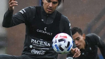 El último ensayo de la selección antes de su encuentro con Argentina se realizó bajo lluvia El último ensayo de la selección antes de su encuentro con Argentina se realizó bajo lluvia