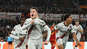 Gran paso de Leverkusen hacia final de Europa League al ganar 2-0 en Roma Gran paso de Leverkusen hacia final de Europa League al ganar 2-0 en Roma