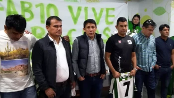 Emotiva despedida a Fabio Giménez en Oriente Petrolero Emotiva despedida a Fabio Giménez en Oriente Petrolero