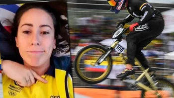 Retienen en Argentina a la bicampeona olímpica colombiana Mariana Pajón Retienen en Argentina a la bicampeona olímpica colombiana Mariana Pajón