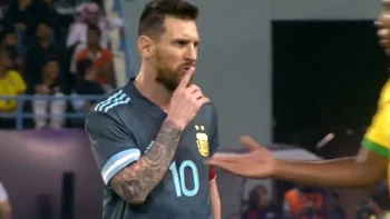 Messi mandó a callar a Tite en el clásico sudamericano Messi mandó a callar a Tite en el clásico sudamericano